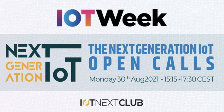Open calls in IoT week 2021