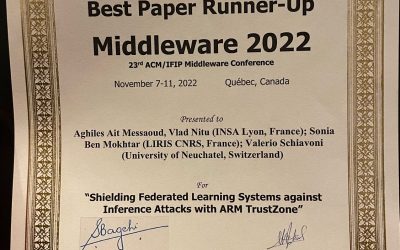 Best Paper Runner-Up Middleware 2022